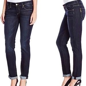 Paige Jimmy Skinny Dark Wash Jeans Rebel Without a Cause 25
